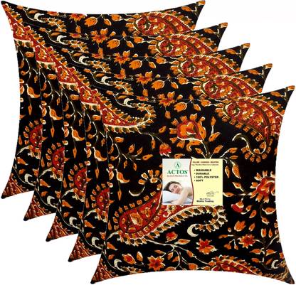 ACTOS Microfibre Cushion Pack of 5 Floral