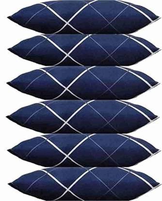 STOMIA Polyester Fibre Solid Sleeping Pillow Pack of 6
