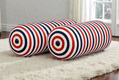 ACTOS Microfibre Bolster Pack of 2 Geometric Combo Set Of 2