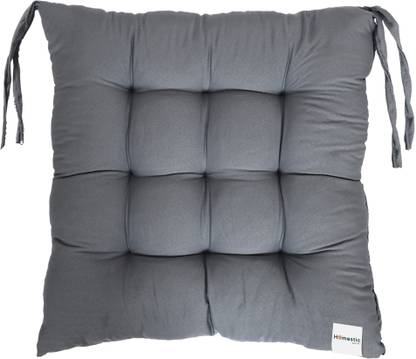 HOMESTIC by Kuber Industries Microfibre Solid Chair Pad Pack of 1