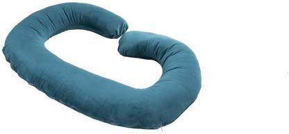 Dormyo Microfibre Pregnancy Pillow Pack of 1 Abstract C Shaped Velvet