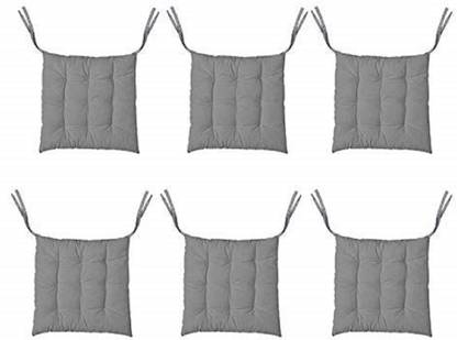 hanumant Microfibre Polka Chair Pad Pack of 6