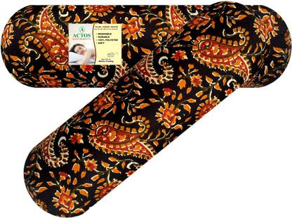 ACTOS Microfibre Bolster Pack of 2 Floral