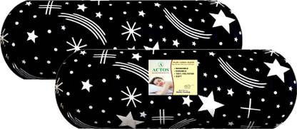 ACTOS Microfibre Bolster Pack of 2 Geometric