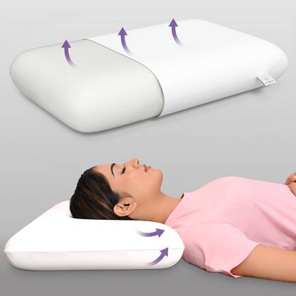 MY ARMOR Orthopedic Memory Foam Pillow, King – 24" x 15" x 5" (No Cover) - Memory Foam Solid Orthopaedic Pillow Pack of 1