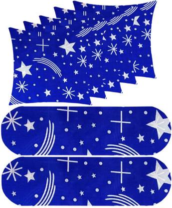 PALVIT Microfibre Cushion Pack of 7 Abstract