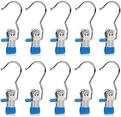 Shihen Paper Clips Binder Clamps Clips Stainless Steel Document File Holder Hooks Medium Stainless Steel Paper Clips