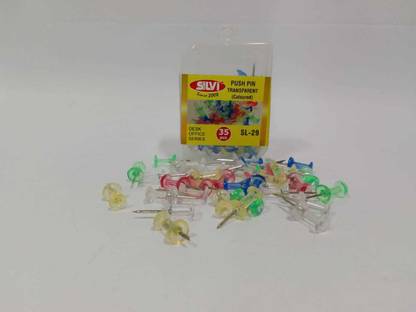 SILVI An Sunshine Colorful Push Pins Thumb Map Push Pin for Notice Cork Board & Home BOARD UP TO PAPER Bulletin Board