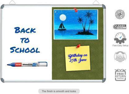 WRITING AND DISPLAY 2*3 Notice Board/Pin Board/Soft Board for Home, school, and Office PINUP BOARD Bulletin Board