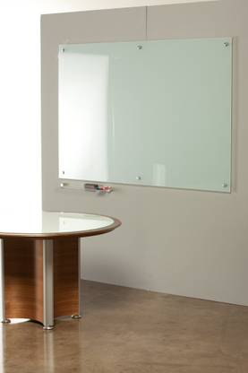 WRITING AND DISPLAY WHITE GLASS MAGNETIC BOARD FOR HOME , OFFICE AND SCHOOL Cork Bulletin Board