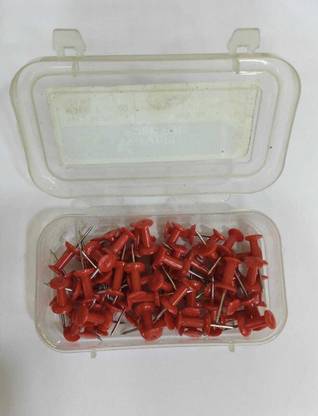 Kaveri Red push pin plastic, steel  Pins