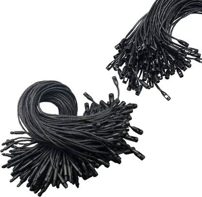 Aakriti Lock Pin Loop Fastener Ties for Clothes (Wax Hang Tag), Black Wax Tag  Pins