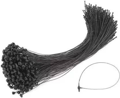 HBS 5" Black 3000 Pcs Plastic Loop Lock Pins Nylon plastic Tip, Plastic  Pins
