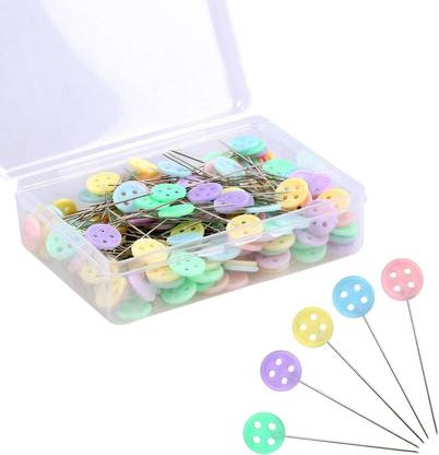 Gemsy Button Head Pin for fabric, metal  Pins