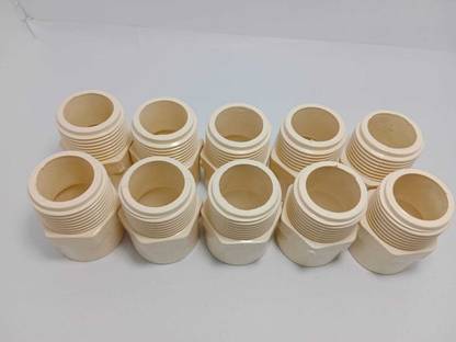CPVC MTA CPVC 1 Inch MTA 25 mm pack of 10 pvs 2-Way Head Plug Pipe Joint