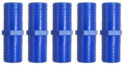 Implemental PVC Garden Pipe Hose Connector 2 inch 2-Way Coupling Pipe Joint