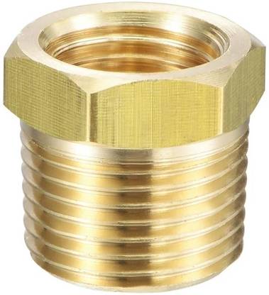 Soil to Soul Brass Reducer Fitting |Outer Male - Inner Female | Size- 1 x 3/4 inch, Pack of 2 2-Way Reducer Pipe Joint