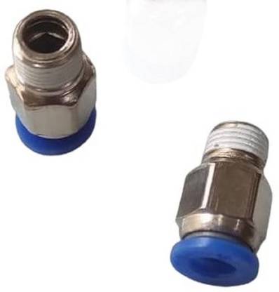 CRAFTSFY Pneumatic Connector 6 MM Tube 1/8 Thread Quick Couplr Filmate Pipe Push Fittings 1-Way Reducer Pipe Joint
