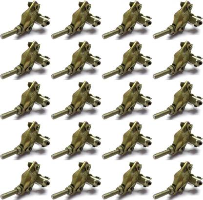 VENTA Scaffolding Pipe Pressed Fixed Clamp/Coupler 2-Way Coupling Pipe Joint