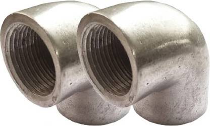 Implemental Stainless Steel Elbow Pipe Fitting (3/4 INCH (Pack of 2) 2-Way 90 Degree Elbow Pipe Joint