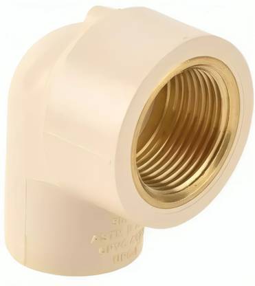 ASTRAL SUPREME CPVC Brass Elbow PipeFittings with High Durability, Size- 3/4 x 1/2 inch 2-Way 90 Degree Elbow Pipe Joint