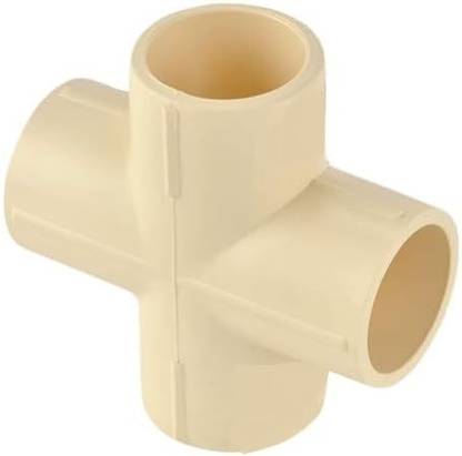 Soil to Soul 4-Way Cross PVC Fitting for Pipe Connector and Shelf Support, Size- 3/4 inch, 4-Way Cross Pipe Joint
