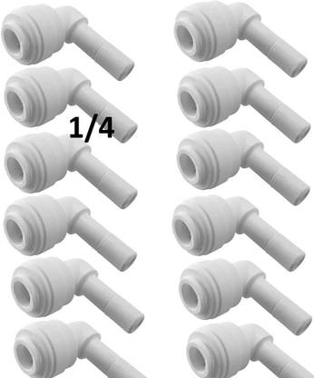KIRAN FILTRATION Water Purifier Spare Part for Solid Filter Cartridge 2-Way 90 Degree Elbow Pipe Joint