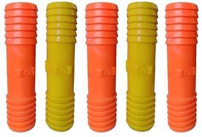 Implemental PVC Garden Pipe Hose Connector 1 inch 2-Way Coupling Pipe Joint
