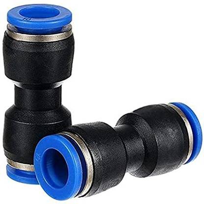 SLVC 8mm To 6mm Pneumatic Fitting Connector PU Straight Union Push Air Hose Tube 2-Way Union Pipe Joint