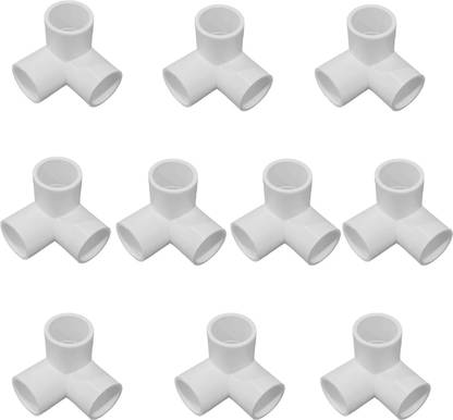 Aitchcy Three Way Elbow 10Pc Pack 3-Way 90 Degree Elbow Pipe Joint