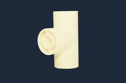 AAJAY CPVC RED.TEE-SCH-80 3" X 3" X2"(IPS-CTS) 2-Way Tee Pipe Joint