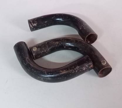 Hardware Black MS Electrical Pipe Elbow (3 Pcs) 2-Way 45 Degree Elbow Pipe Joint