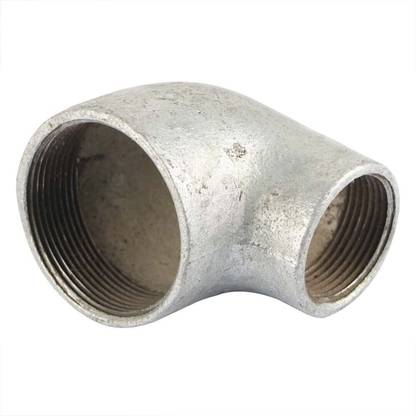 Implemental GI Reducer Elbow For Plumbing Use (1" x 1/2" Pack of 2) 2-Way Reducer Pipe Joint