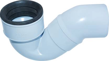 AAJAY P-TRAP SWR 110X125MM WITH LIP RING 2-Way Coupling Pipe Joint