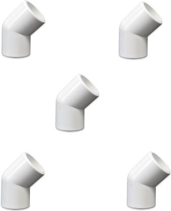 Texmo uPVC PLUMBING PIPE FITTING 2-Way 45 Degree Elbow Pipe Joint