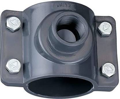 Jain Irrigation Systems Service Saddle 75 X 20 mm 1/2 HD Fitting (Pack of 72 Pcs) 2-Way Coupling Pipe Joint