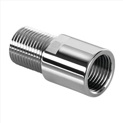 Implemental CP Extension Nipple Brass (1 inch) 2-Way Coupling Pipe Joint