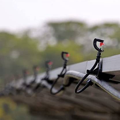 Jain Irrigation Systems Spark System - Patented Solar Panel Cleaning System (Pack of 10 pcs) 2-Way Union Pipe Joint