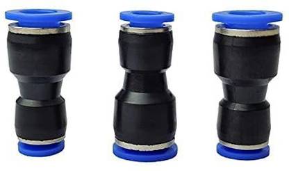 SLVC 10mm To 8mm Pneumatic Fitting Connector PU Straight Union Push Air Hose Tube 1-Way Union Pipe Joint