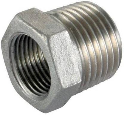 Implemental MS Bush Male & Female Reducer (1" x 3/4",) 2-Way Reducer Pipe Joint