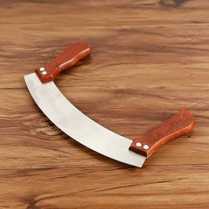 BLACK DECKER Double Handle Pizza Cutter Sharp Blade Multi Purpose Stainless Steel Blade Rolling Pizza Cutter