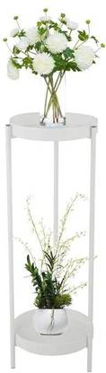 Acrylic Design Art Round Multi-Tiered Plant Stand Plant Container Set