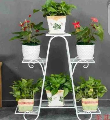 CREATIVECRAFTS 6 Tier Pot Stand Plant Container Set