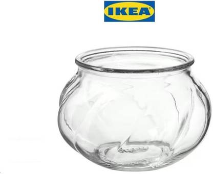 IKEA Digital Shoppy Flower Pot/Flower Vase/Glass Pot (Pack of 1 ) Plant Container Set