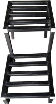 HIGH MENTALITY HM-0036 ONE FEET FOLDABLE TWO STEP POT STNAD Plant Container Set