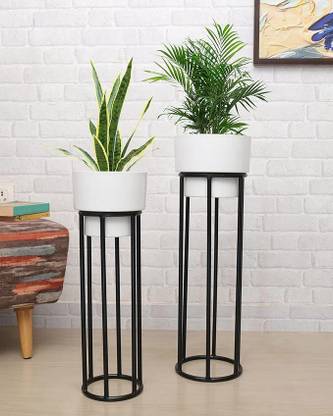FNF Creation Decorative metal planters with stands for indoor and outdoor use Plant Container Set