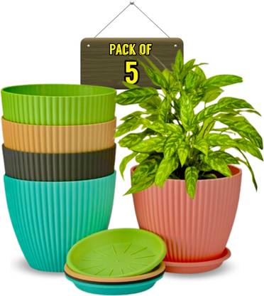 Nursery Hub Premium and Decorative flower pots Planters gamla Plant Container Set