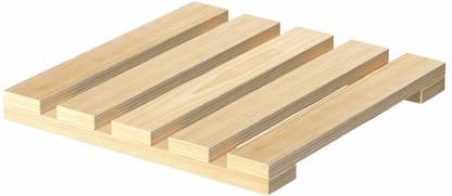 Aaina Canadian Pine Wooden Multipurpose Stand Plant Container Set