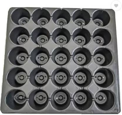 CRAFTY COTTAGE Seedling Starter Tray Seed Germination Plant Container Set 25 Cavity Plant Container Set