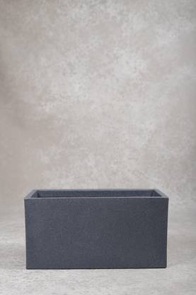 vermishades Cuboid Pot Grey Plant Container Set